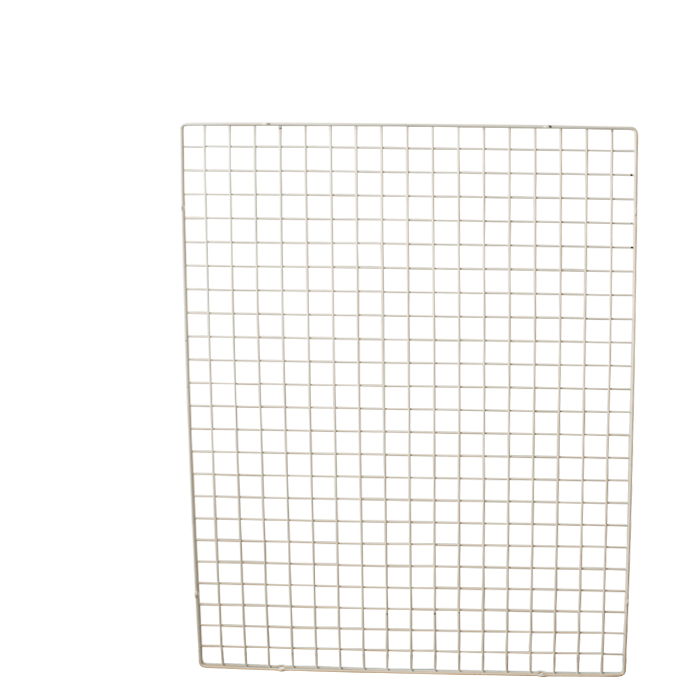 Sort dekorationsgitter 90 x 120 cm med dobbeltramme