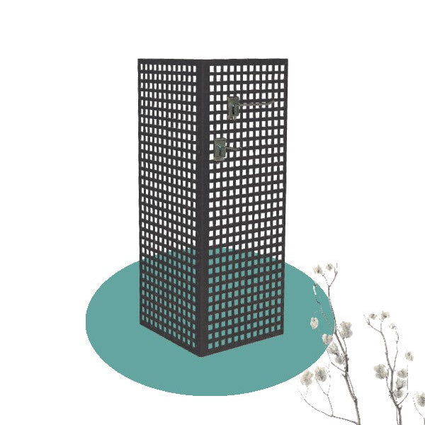 Vinkel Displays black with 20 hooks