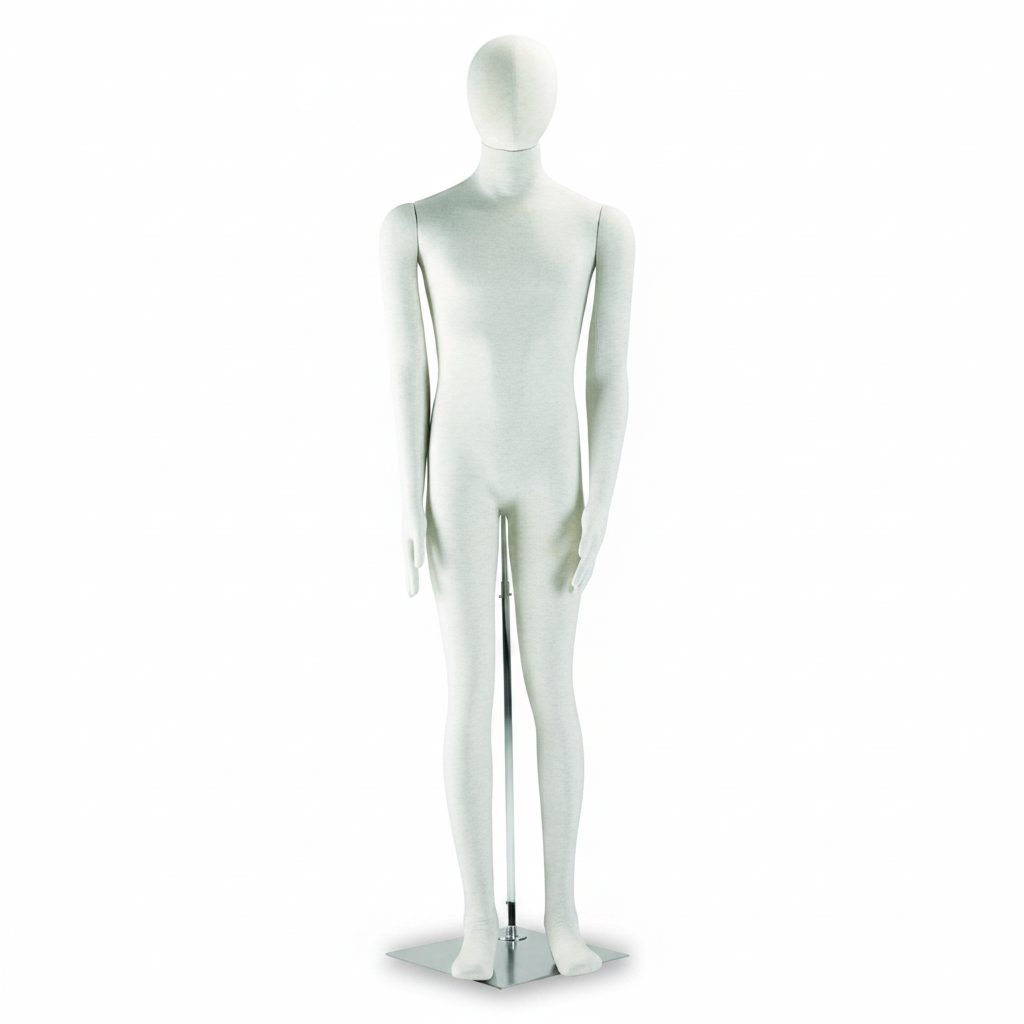 Articulated male mannequin