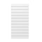 Grooved panel - 59.5 x 120 cm - white - 10 cm - Superset, light texture