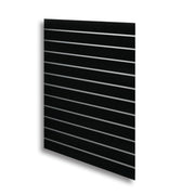 Sort Supersæt rillepanel 120 x 120 cm med let tekstur
