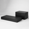 Podie stands for mannequins, set of 2 pcs., black. Low