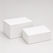 Podie set for mannequins, set of 2 pcs., white