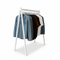 Clothing rack, V-shaped, white, W100 x D50 x H142 cm