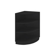 MADS shop counter corner, black. B 60