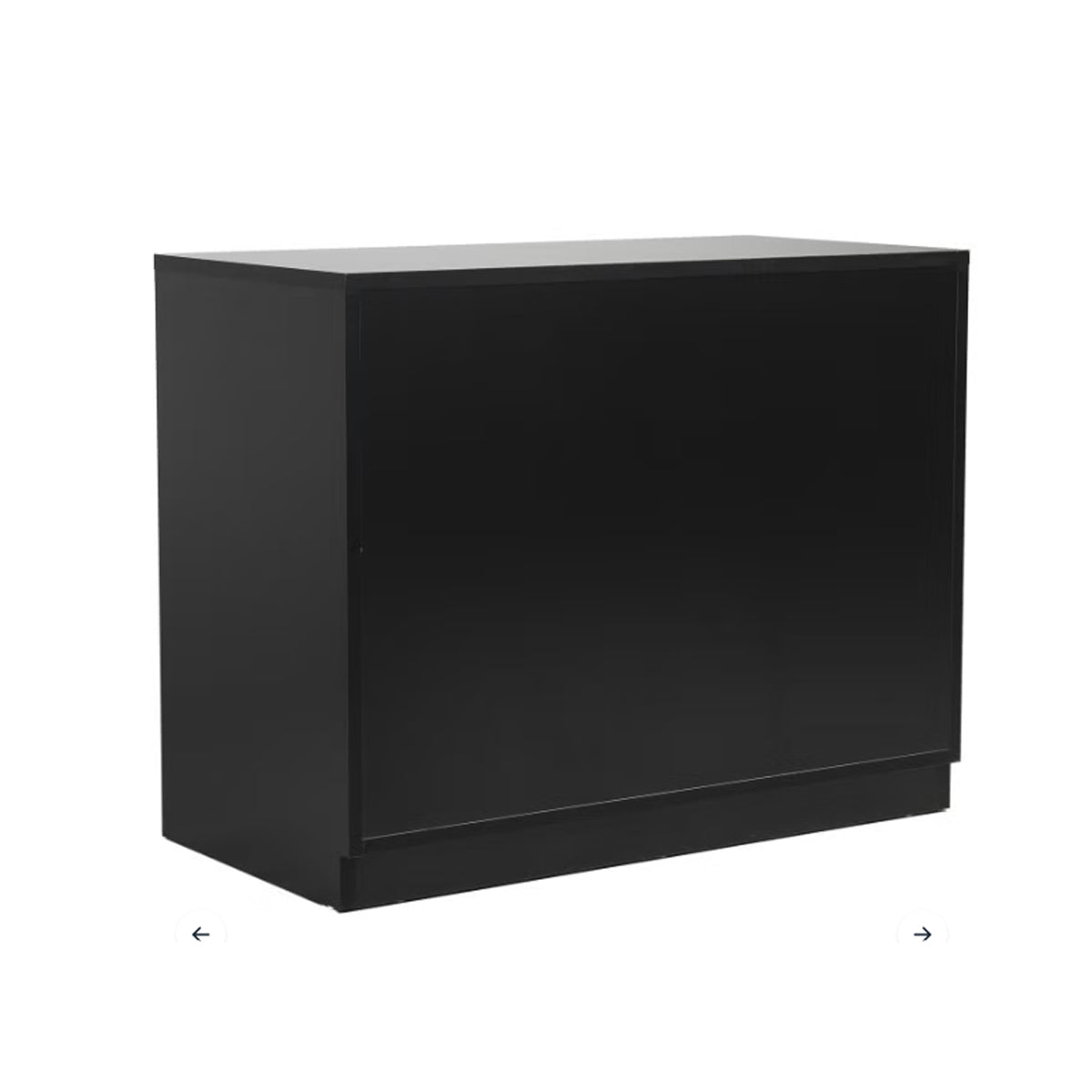 MADS wide store counter, black. B 120