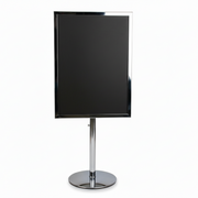 Menu holder, A4, chrome