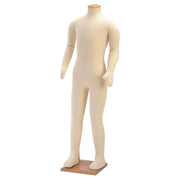 Articulated children's mannequin, age 6. Child dress form with strap and beechwood top