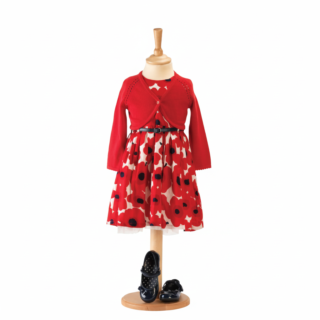 Children's neckline - 3-4 years - Treviso - ash