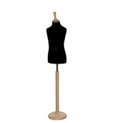 Children's coat hanger - 6-8 years - Treviso - ash. Black body