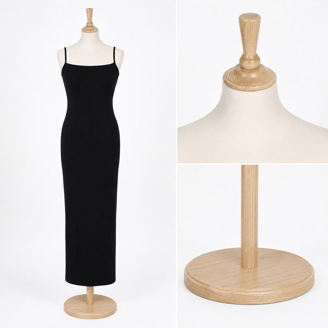 Women's body - long - round foot - ash