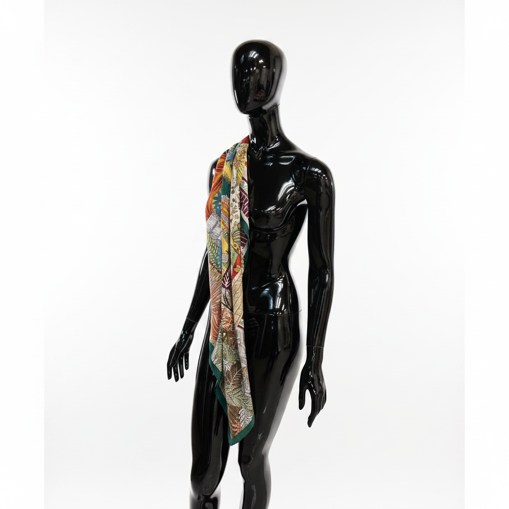 Faceless female mannequin. Black high-gloss with faceless head. Can be used with or without head. Model B