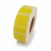 Labels - glossy neon yellow - 1,000 pcs.