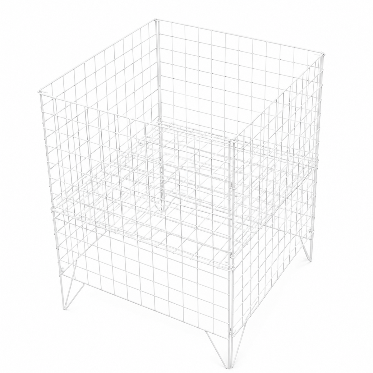 Shopping Cart - 62 x 62 cm, white. Nancy light