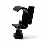 Fittings for sign frames, for oval or round tube. Black