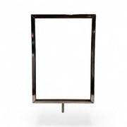 Sign frame, A4, metal, galvanized