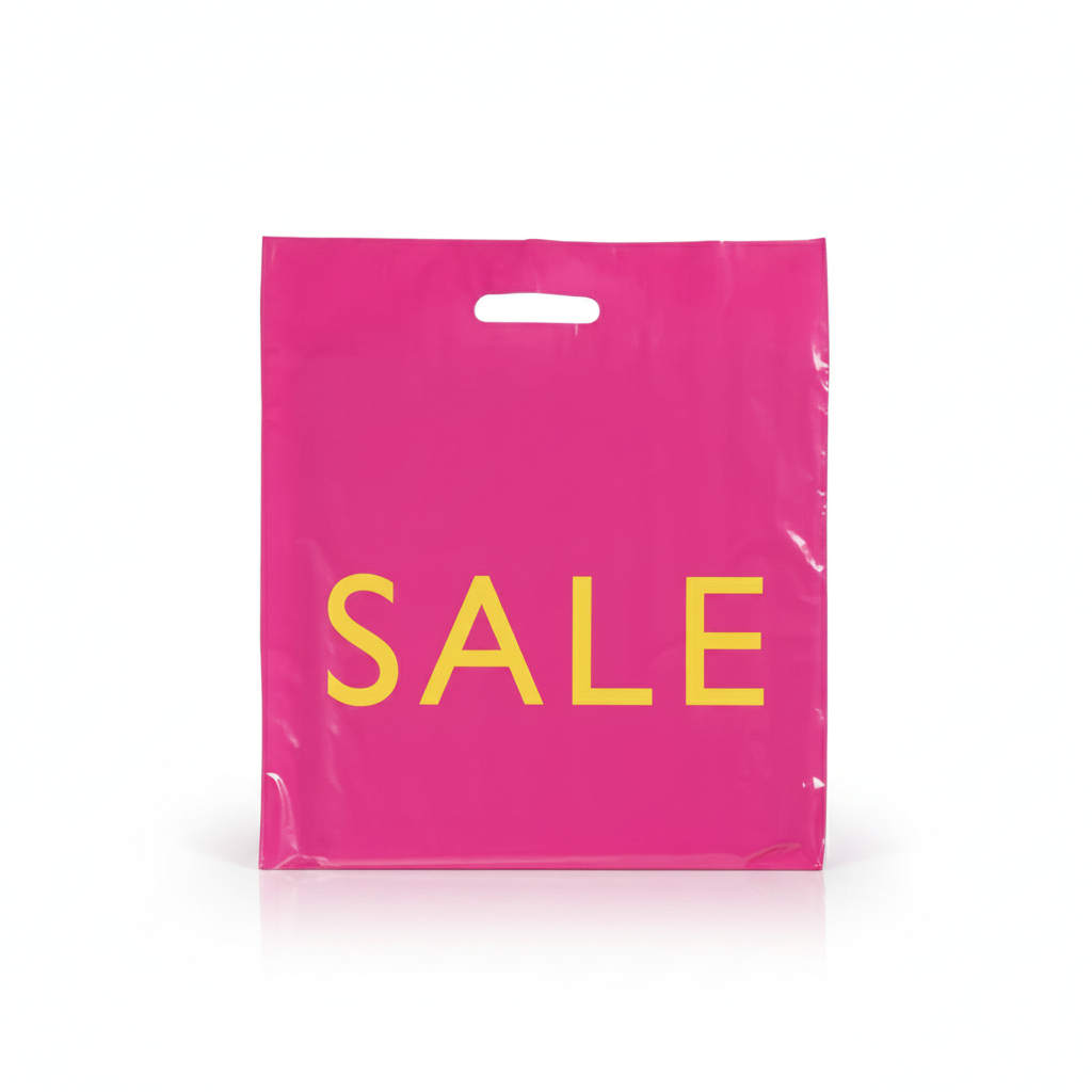 Plastic bag - SALE - 100 pcs.