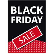 Poster. Black Friday, black and red, 50 x 70 cm