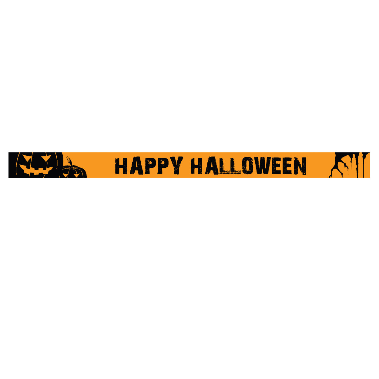 Window streamer w/ Halloween - 120 cm.