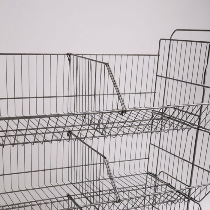 Skillerum til stabelkurv, sort