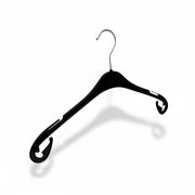 Plastic hanger, Adult, thermoformed, black. BULK, 43 cm. 550 pcs.