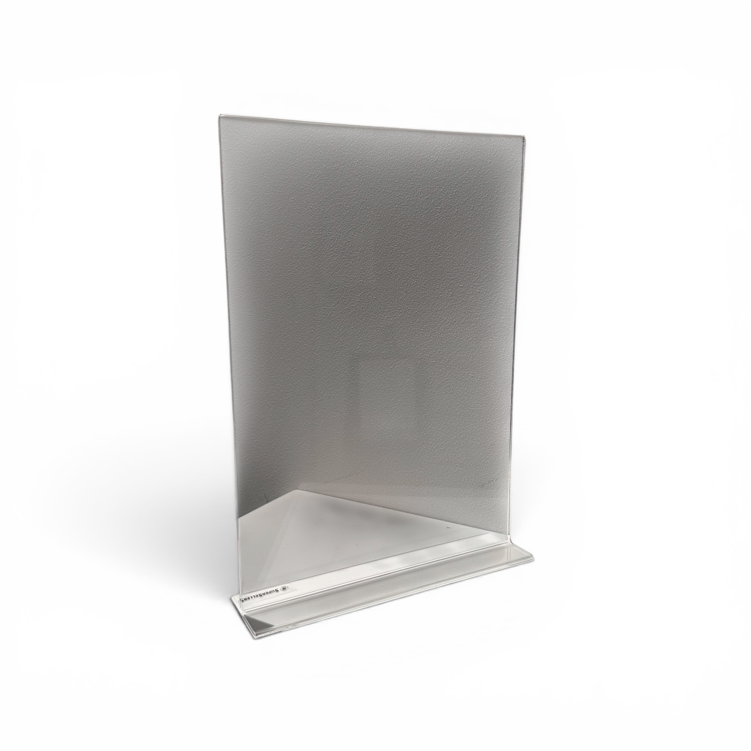 Acrylic A4 portrait tabletop sign holder