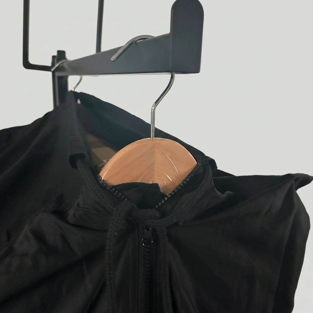 Collection bag with drawstring closure, H120 cm. With strap
