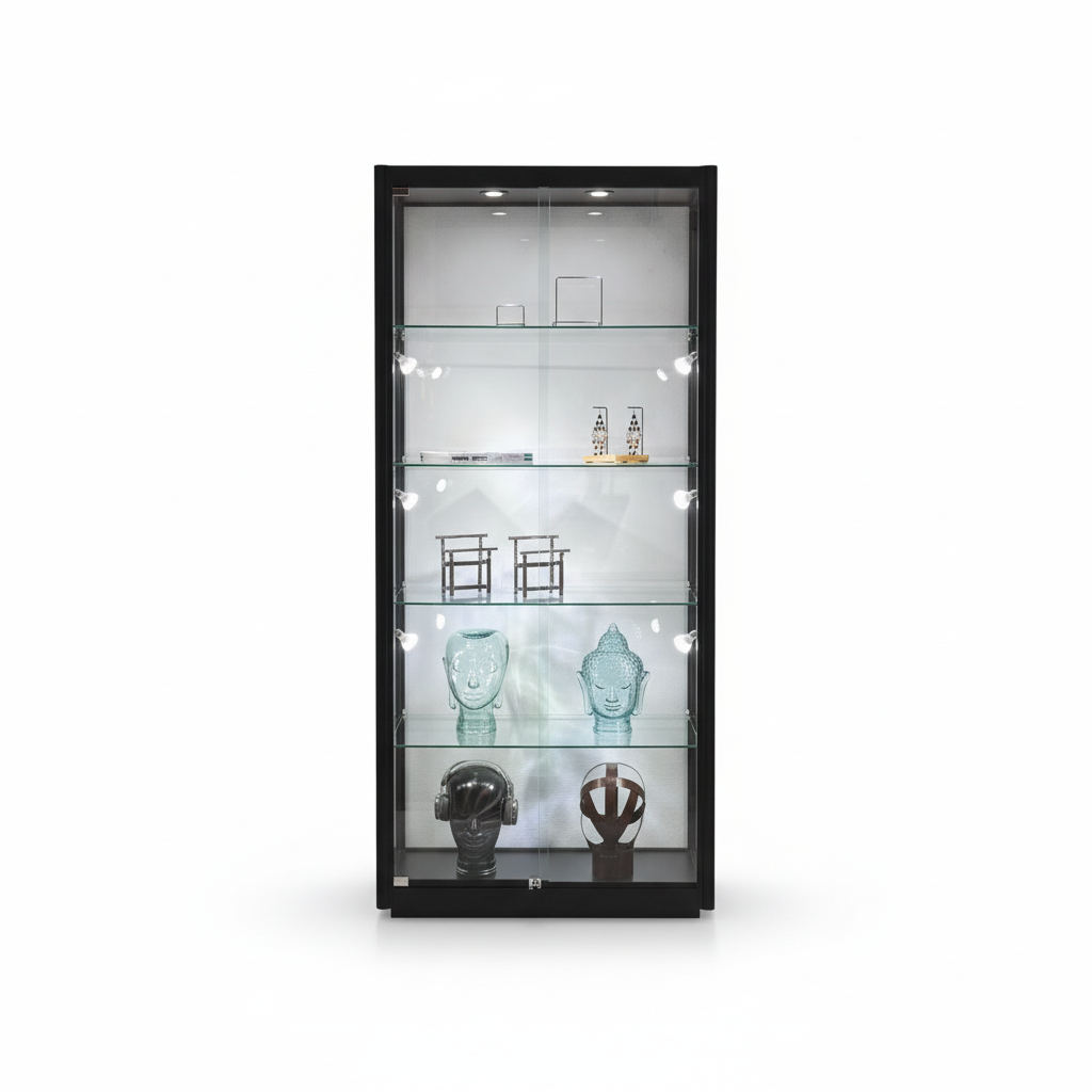 Display Case H200 - black - Pisa