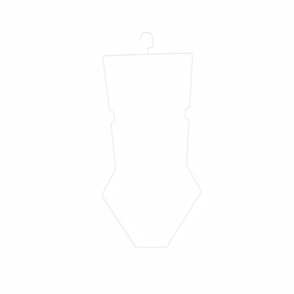 Lingerie / bikini / swimsuit hanger, white, 38 x H85 cm