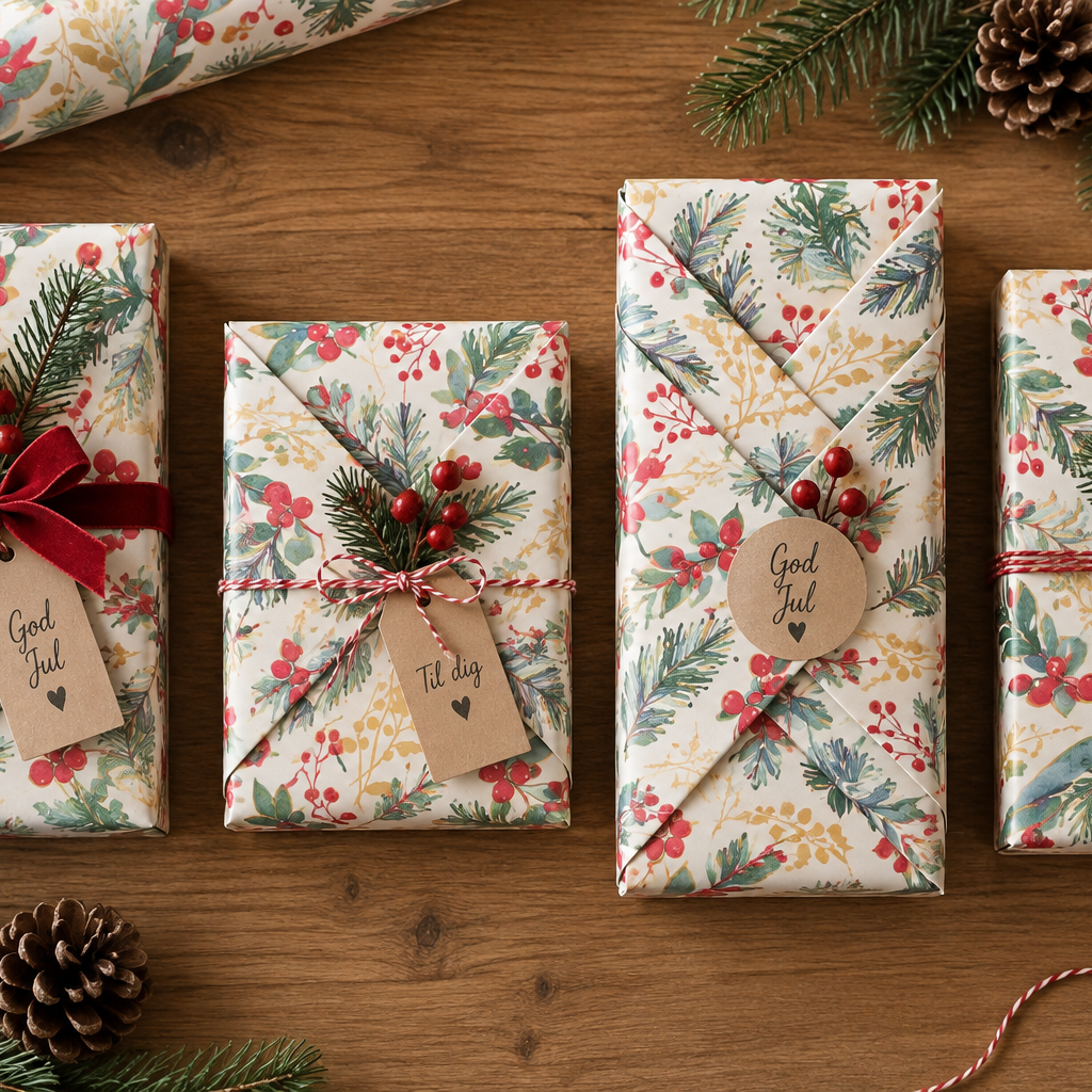 Christmas Wrapping Paper, Gift Wrap