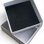Jewelry box. White. 7.5 x 7.5 x H3.5 - 20 pcs. Price shown per pc.