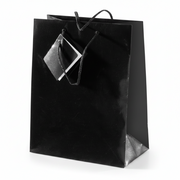 Brilliant black. H 32.4 cm. Paper bag. 20 pcs.