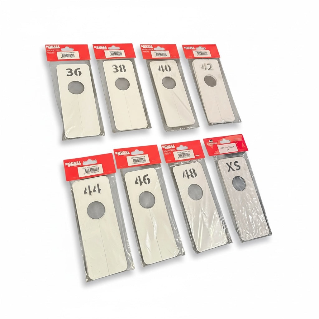 Removable white size divider, size 36