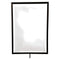 Sign frame, A3, metal, black