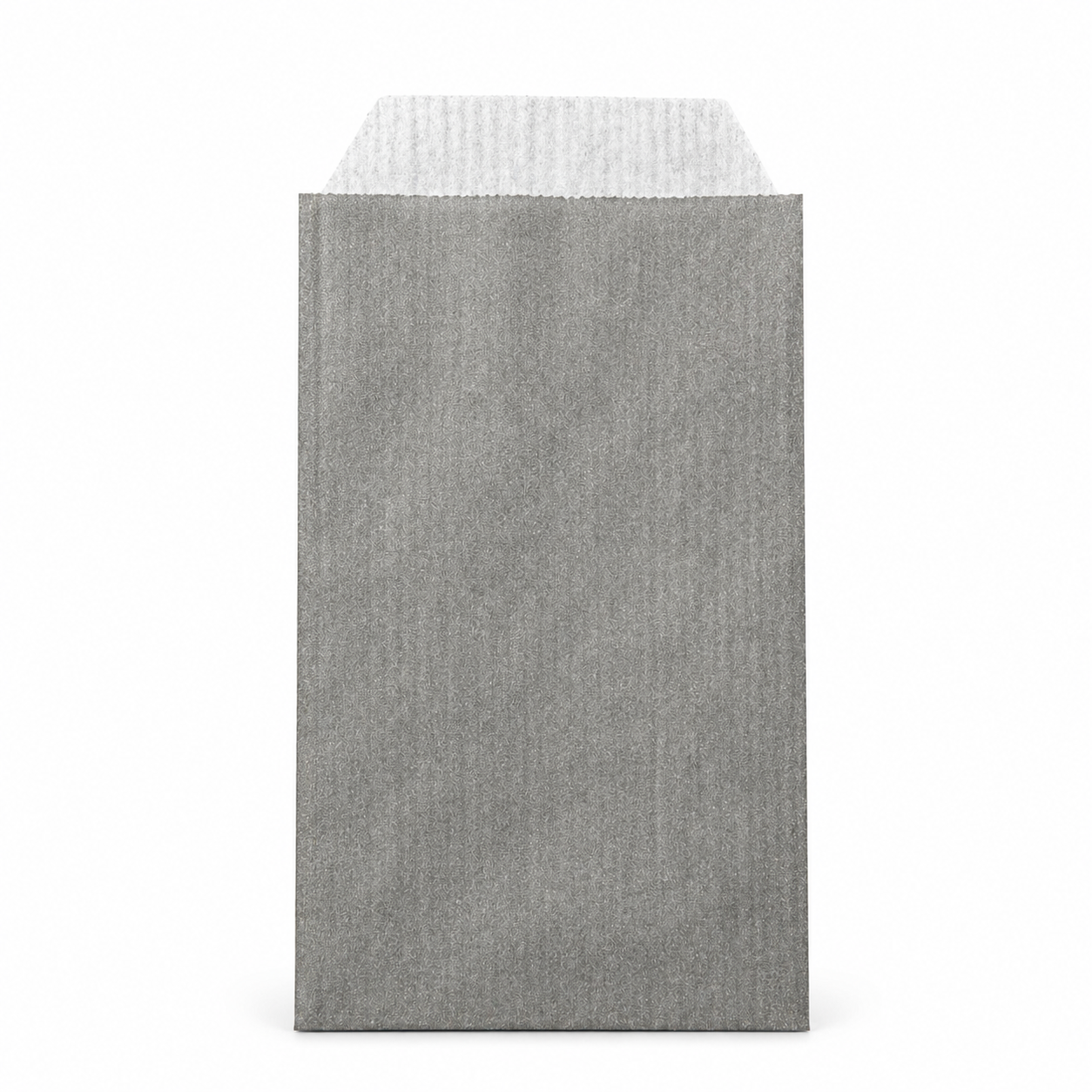 Gift bag, kraft paper, light gray, pack of 250 pcs., 7 x H12 cm