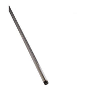 Tubo shelf leg, incl. silent foot, chrome, 90 cm, without logo.