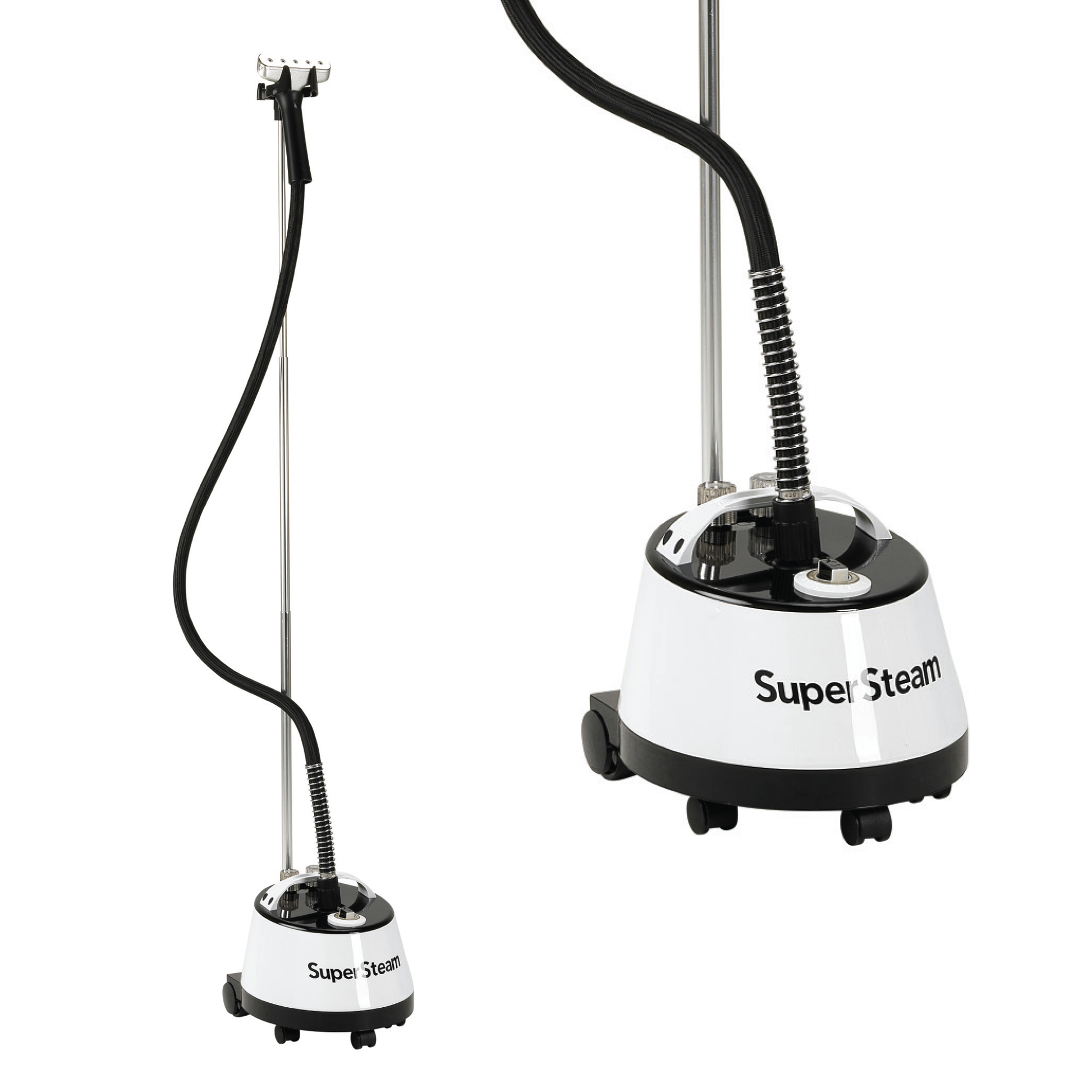 Supersteam professionel steamer med lang damptid