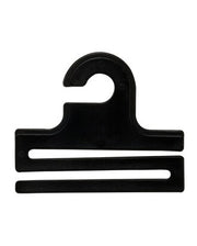 Sort slipsebøjle 9 x 7,5 cm