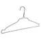 Dry-cleaning hanger, adult, with notch, black, pack of 500, 40 cm