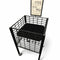 Plastic tray, black, 44 x 44 cm. Base shelf for Boxer