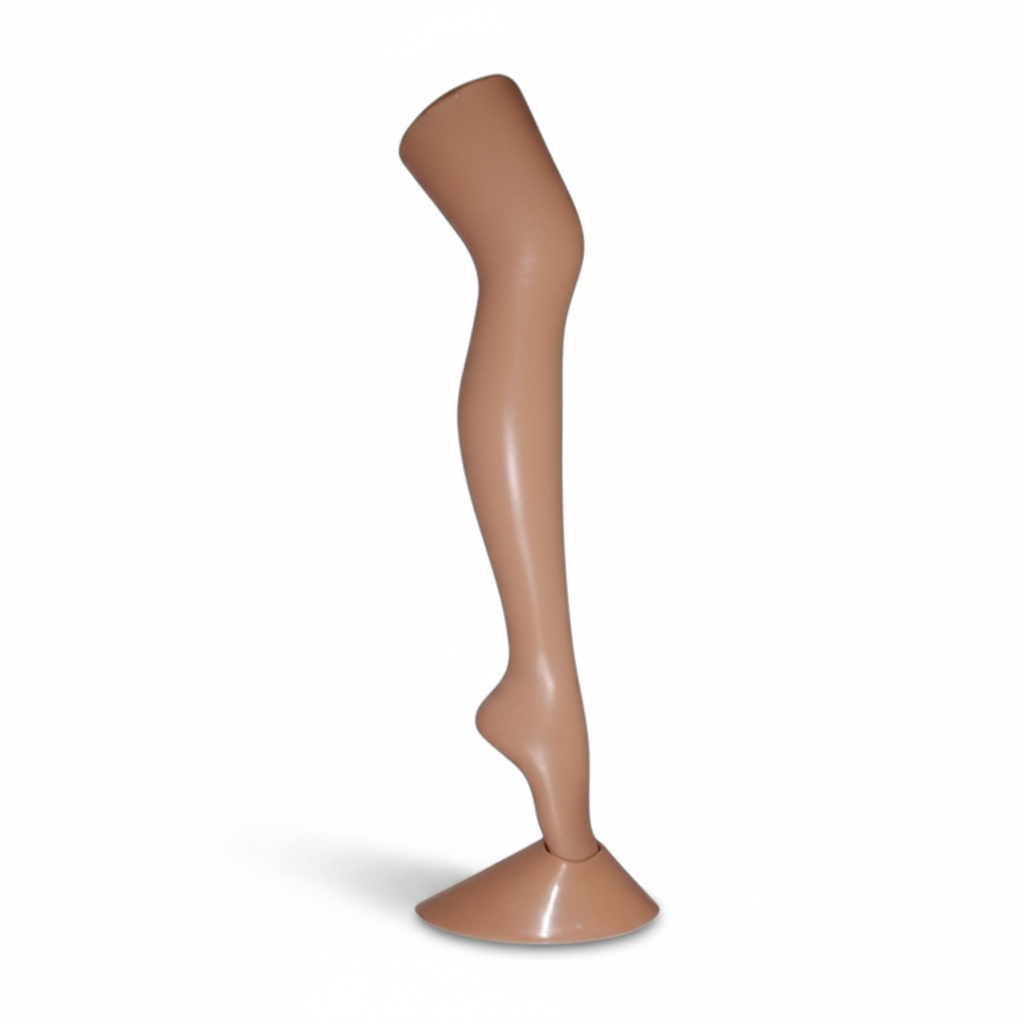 Women's stockings. Nude with nude foot H 82 cm.