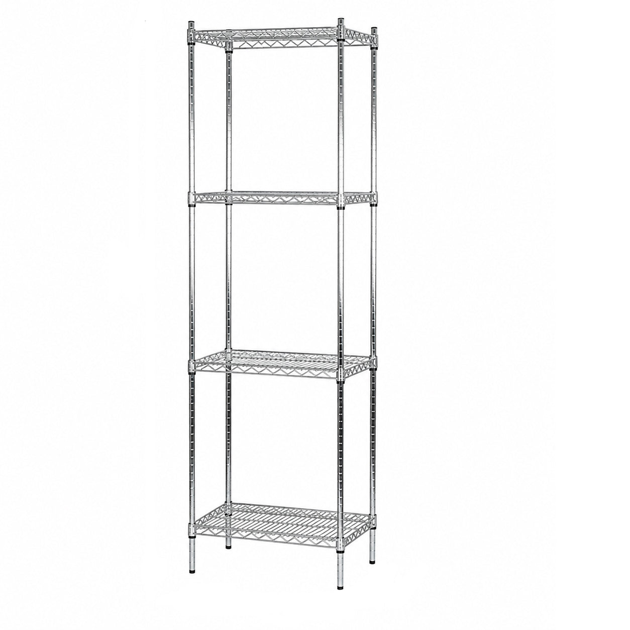 Shelf - TUBO (W 61 x D 36 x H 220 cm.) - Chrome