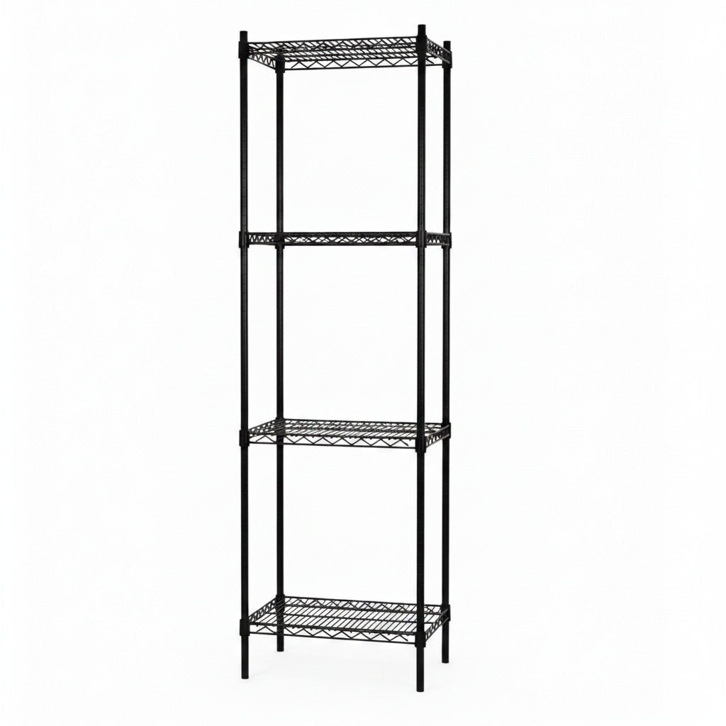 Shelf - TUBO (W 61 x D 36 x H 220 cm.) - Black