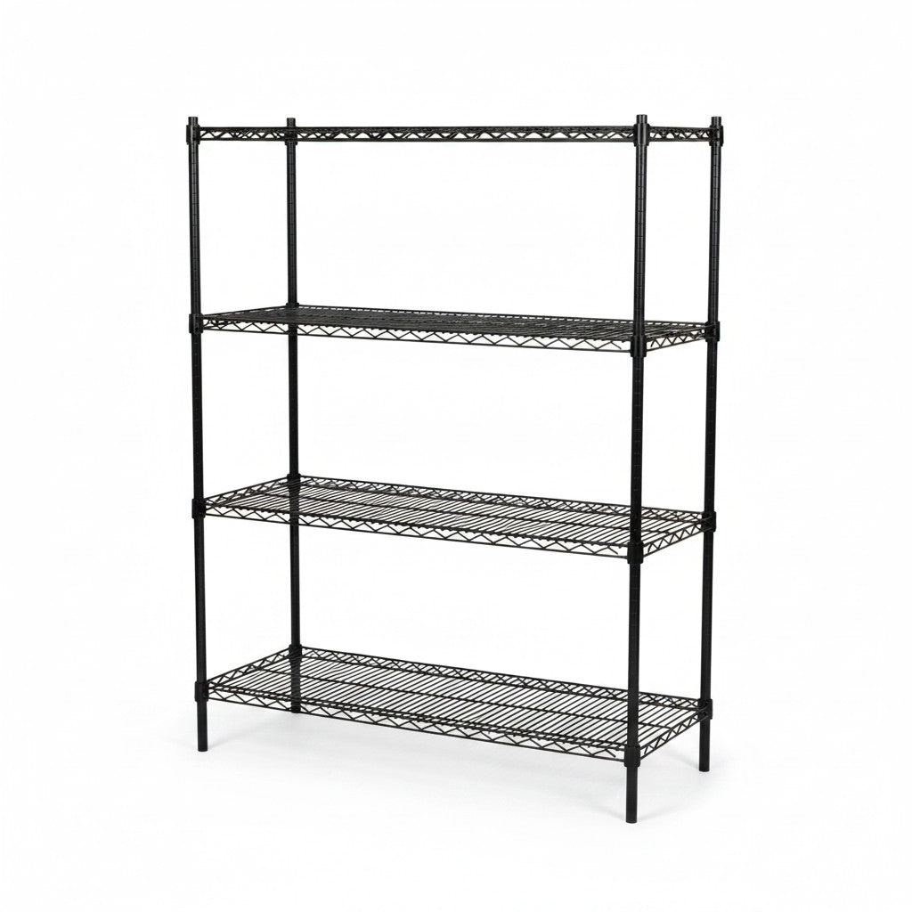 Shelf - Black (W 122 x D 46 x H 160 cm.) - TUBO