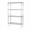 Shelf - TUBO (W 122 x D 46 x H 220 cm.) - Chrome