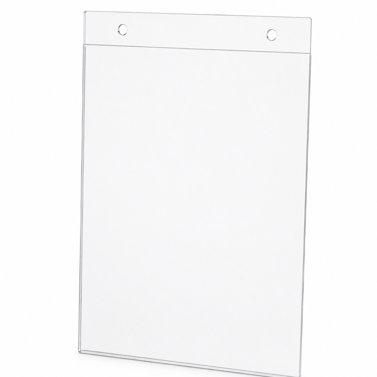 A4 sign pocket with 2 hanging holes