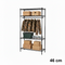 Wardrobe Shelf - TUBO (W 122 x D 46 x H 220 cm.) - Black