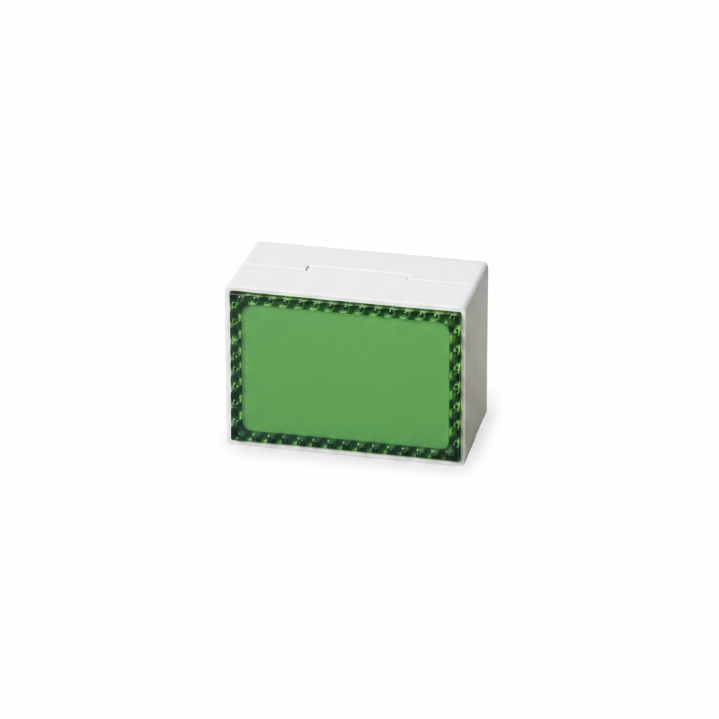 Manilla label, 8x6 cm - Green/black. 100 pcs.