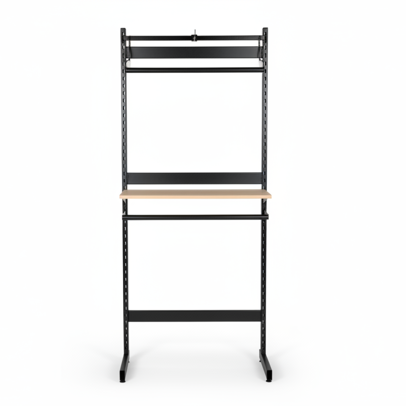 Framework, L-gondola, black, B67 x H247,50 cm