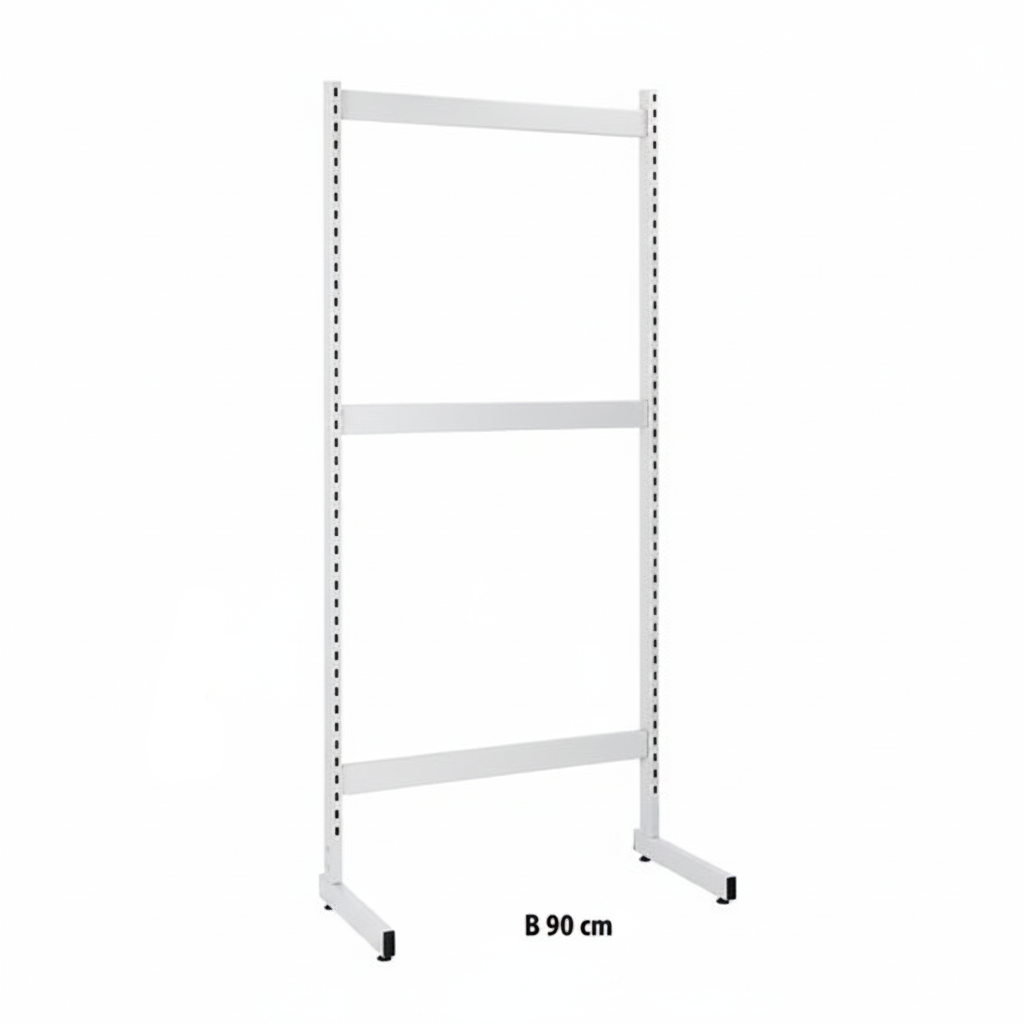 Framework, L-gondola, white, W97 x H247.50 cm. See more colors